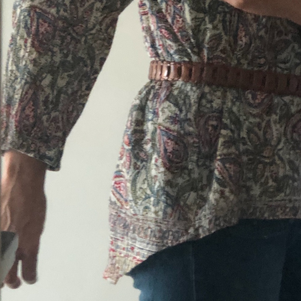 Chaps Boho paisley cotton tunic - Picture 5 of 10